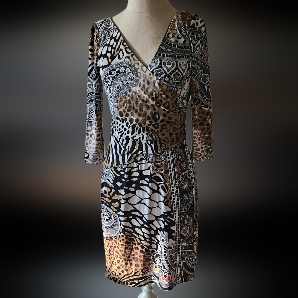 Muse Exclusively For Boston Proper Mixed Print Dress